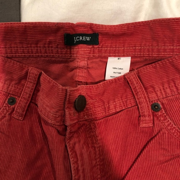 Orange-red J. Crew corduroy pants - Picture 4 of 8